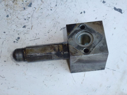 Picture of Gear Pump Suction Flange Fitting 6244312M1 Challenger MT285B MT295B Tractor Massey Ferguson