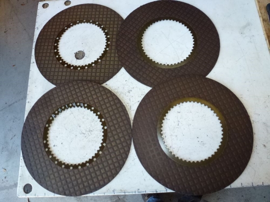 Picture of 4 Clutch Disks AR89320 RE234306 John Deere 4430 Tractor