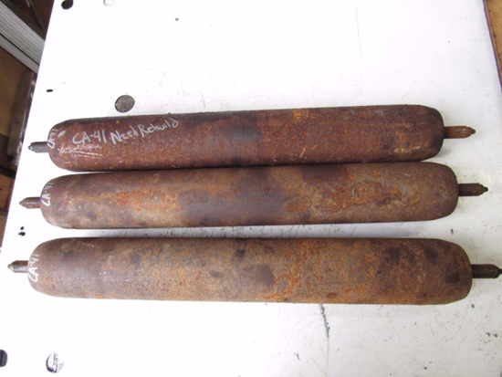 Picture of 3 John Deere TCA16183 Rotary Deck Rear Smooth Rollers FOR REBUILD 8800 8800A 3245C Mower TCA14370