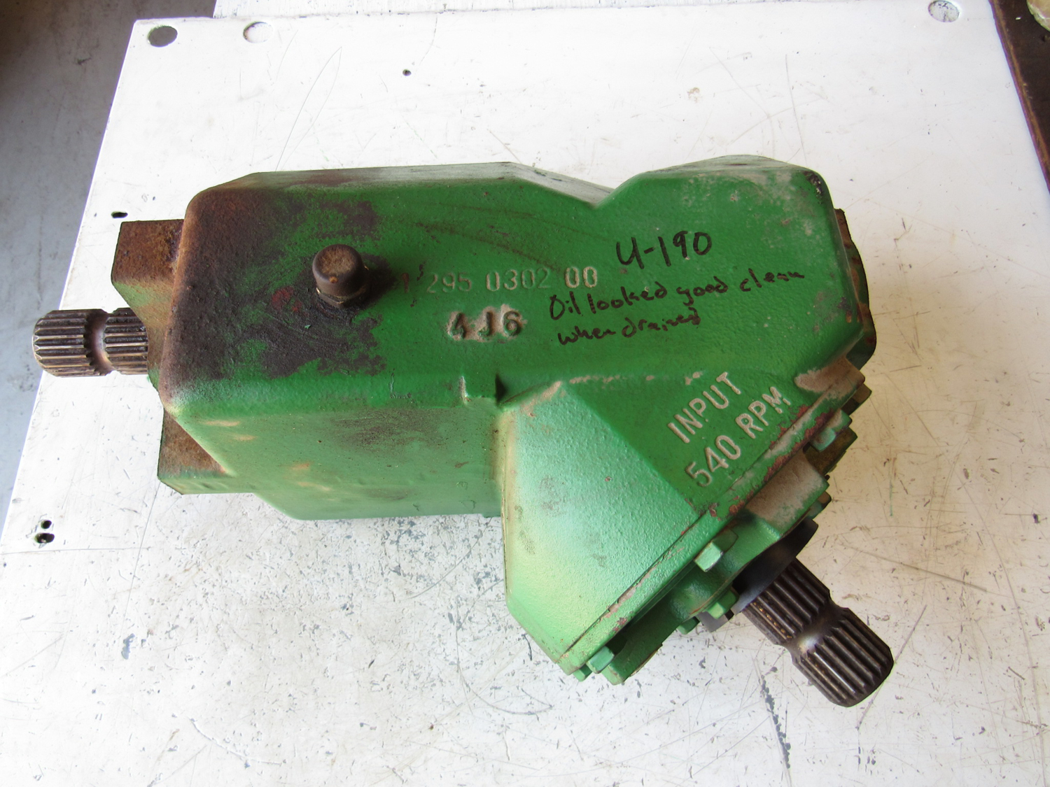 Eastern Triangle Enterprises LLC EStore. Complete John Deere E82685 Gearbox 920 925 926 930 935