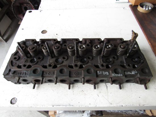 Picture of Kubota 17381-03040 Cylinder Head w/ Valves RUSTY/NEEDS REBUILD