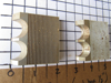 Picture of Pair Moulder Blades Bits Knives 5/16" Corrugated Back Shaper Router Planer Molder Profile Blade Knife Bit Trim Base Crown