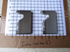Picture of Pair Moulder Blades Bits Knives 5/16" Corrugated Back Shaper Router Planer Molder Profile Blade Knife Bit Trim Base Crown Chair Rail
