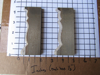 Picture of Pair Moulder Blades Bits Knives 5/16" Corrugated Back Shaper Router Planer Molder Profile Blade Knife Bit Trim Base Crown Chair Rail