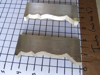 Picture of Pair Moulder Blades Bits Knives 5/16" Corrugated Back Shaper Router Planer Molder Profile Blade Knife Bit Trim Base Crown Chair Rail