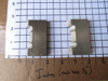 Picture of Pair Moulder Blades Bits Knives 5/16" Corrugated Back Shaper Router Planer Molder Profile Blade Knife Bit Trim Base Crown Chair Rail
