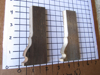 Picture of Pair Moulder Blades Bits Knives 5/16" Corrugated Back Shaper Router Planer Molder Profile Blade Knife Bit Trim Base Crown Chair Rail