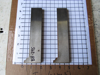 Picture of Pair Moulder Blades Bits Knives 5/16" Corrugated Back Shaper Router Planer Molder Profile Blade Knife Bit Trim Base Crown Chair Rail