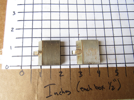 Picture of Pair Moulder Blades Bits Knives 5/16" Corrugated Back Shaper Router Planer Molder Profile Blade Knife Bit Trim Base Crown Chair Rail