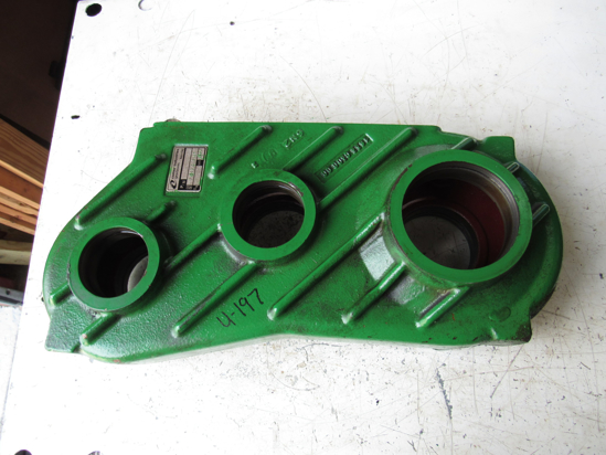 Picture of John Deere portion of AE70374 Conditioner Drive Gearcase Gearbox Housing 995 Platform Moco