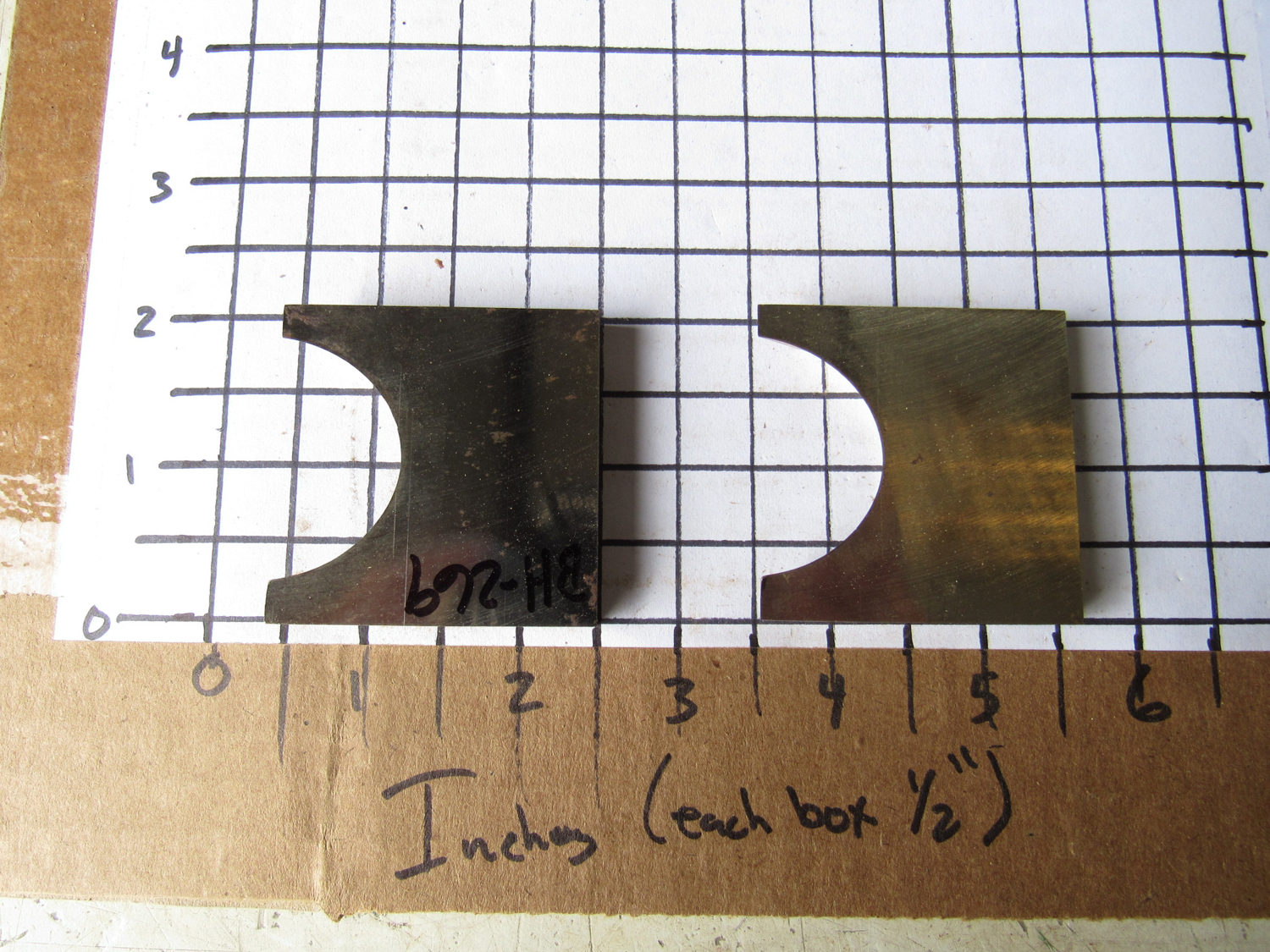 Eastern Triangle Enterprises LLC EStore. Pair Moulder Blades Bits