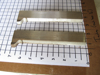 Picture of Pair Moulder Blades Bits Knives 5/16" Corrugated Back Shaper Router Planer Molder Profile Blade Knife Bit Trim Base Crown Chair Rail