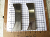 Picture of Pair Moulder Blades Bits Knives 5/16" Corrugated Back Shaper Router Planer Molder Profile Blade Knife Bit Trim Base Crown Chair Rail