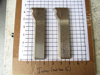 Picture of Pair Moulder Blades Bits Knives 5/16" Corrugated Back Shaper Router Planer Molder Profile Blade Knife Bit Trim Base Crown Chair Rail