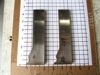 Picture of Pair Moulder Blades Bits Knives 5/16" Corrugated Back Shaper Router Planer Molder Profile Blade Knife Bit Trim Base Crown Chair Rail