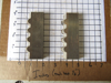 Picture of Pair Moulder Blades Bits Knives 5/16" Corrugated Back Shaper Router Planer Molder Profile Blade Knife Bit Trim Base Crown Chair Rail