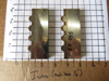 Picture of Pair Moulder Blades Bits Knives 5/16" Corrugated Back Shaper Router Planer Molder Profile Blade Knife Bit Trim Base Crown Chair Rail