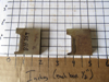 Picture of Pair Moulder Blades Bits Knives 5/16" Corrugated Back Shaper Router Planer Molder Profile Blade Knife Bit Trim Base Crown Chair Rail