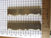 Picture of Pair Moulder Blades Bits Knives 5/16" Corrugated Back Shaper Router Planer Molder Profile Blade Knife Bit Trim Base Crown Chair Rail
