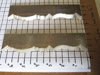 Picture of Pair Moulder Blades Bits Knives 5/16" Corrugated Back Shaper Router Planer Molder Profile Blade Knife Bit Trim Base Crown Chair Rail