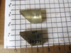 Picture of Pair 45 Degree Moulder Blades Bits Knives 5/16" Corrugated Back Shaper Router Planer Molder Profile Blade Knife Bit Trim Base Crown Chair Rail