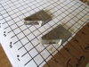 Picture of Pair 52 Degree Moulder Blades Bits Knives 5/16" Corrugated Back Shaper Router Planer Molder Profile Blade Knife Bit Trim Base Crown Chair Rail