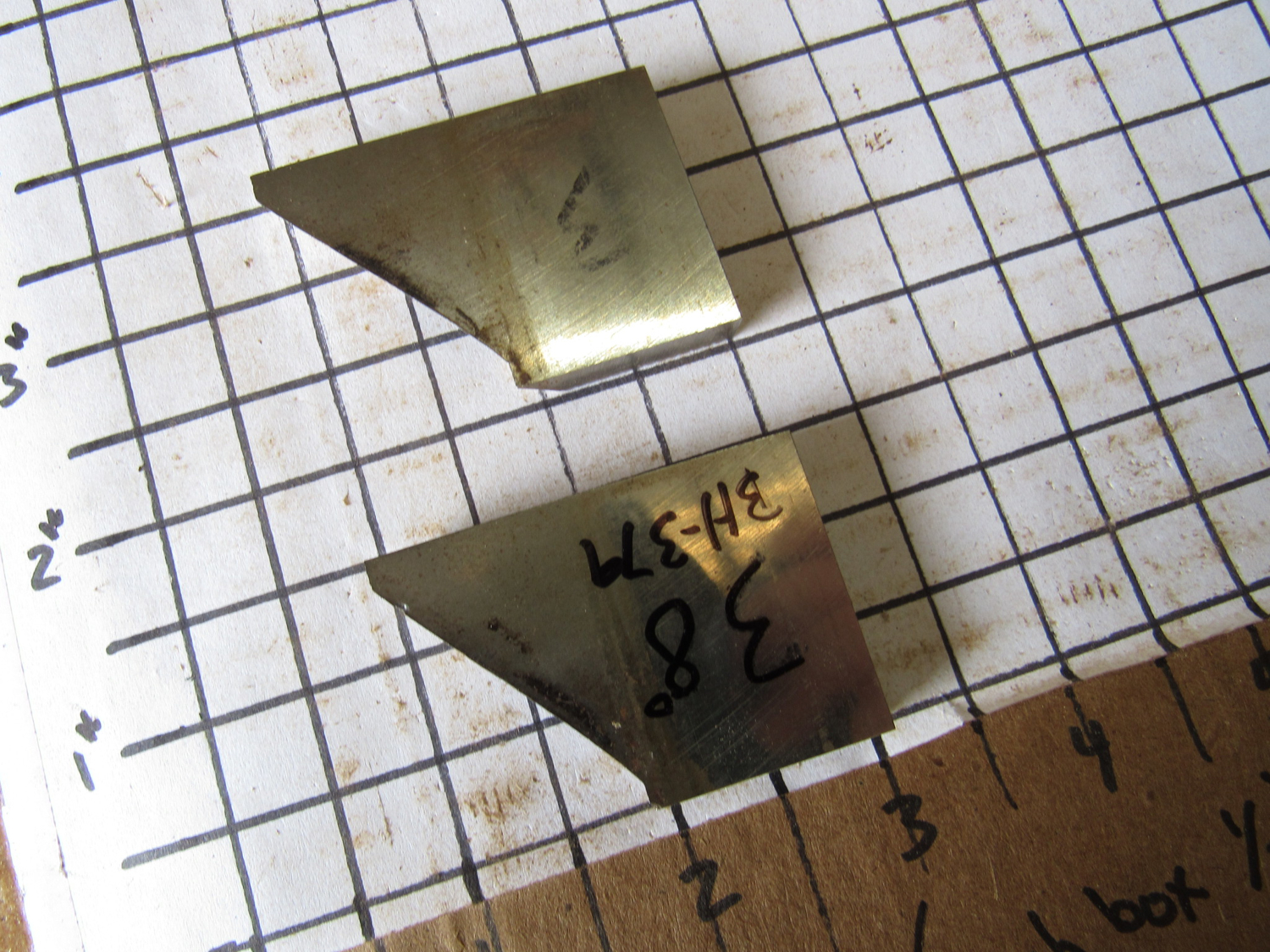 Eastern Triangle Enterprises LLC EStore. Pair 38 Degree Moulder Blades