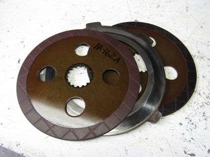 Picture of Kubota 37150-28200 Brake Disks & 37720-28170 Plate to Tractor