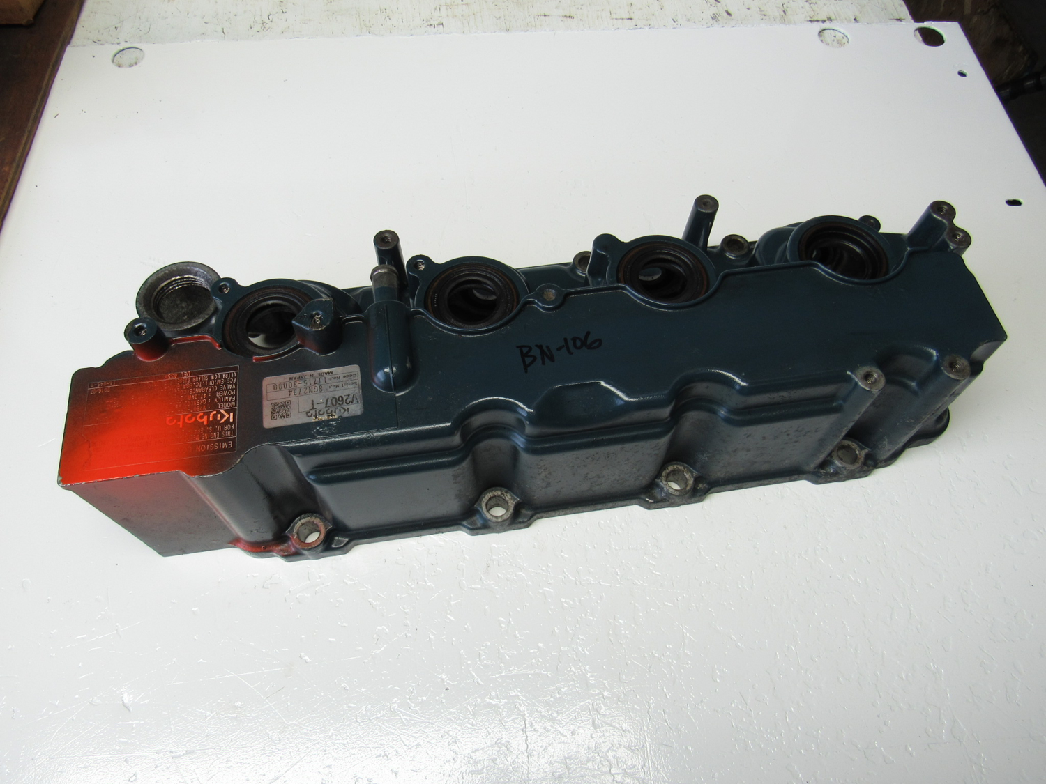 Eastern Triangle Enterprises LLC EStore. Kubota 1J71514502 Cylinder Head Valve Cover off V2607