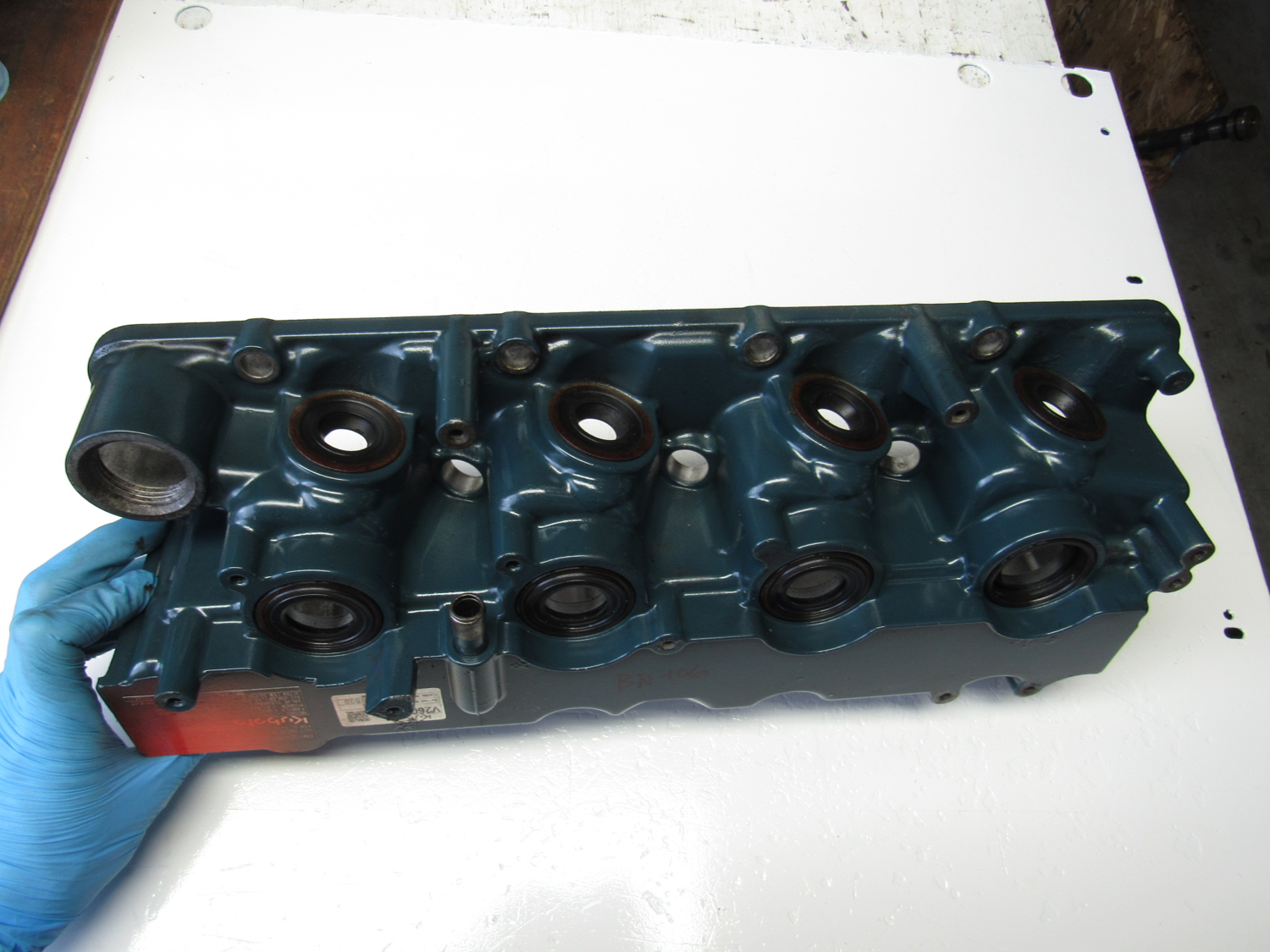 Eastern Triangle Enterprises LLC EStore. Kubota 1J71514502 Cylinder Head Valve Cover off V2607