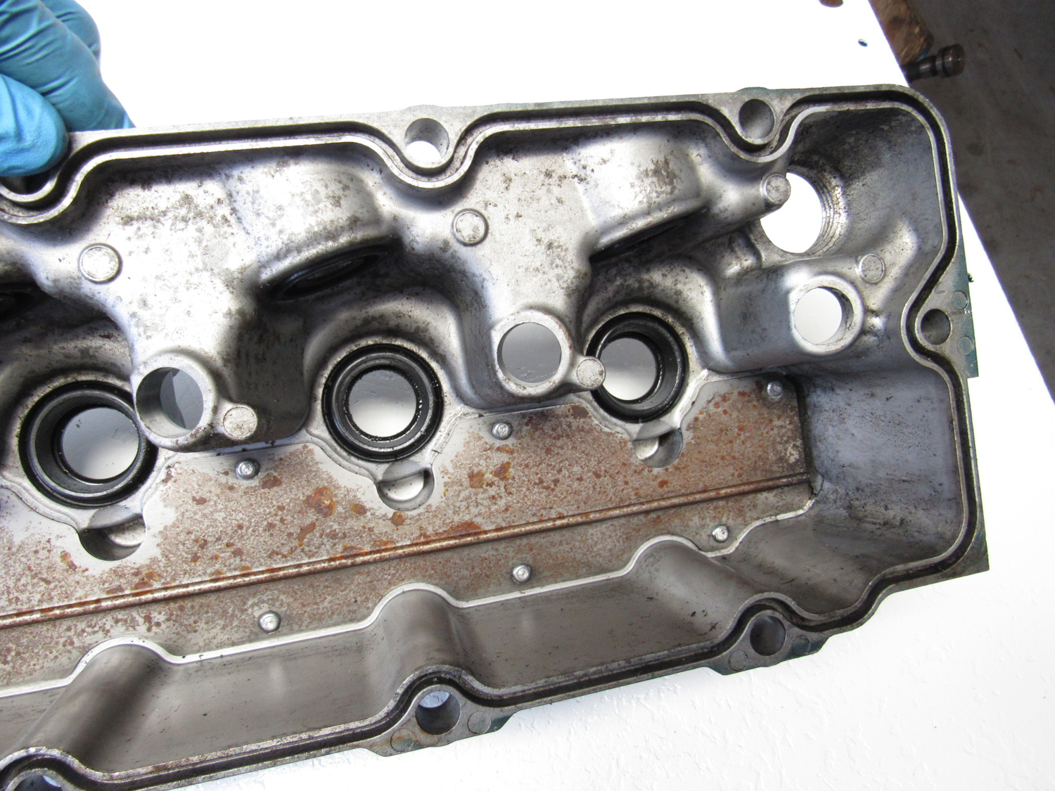 Eastern Triangle Enterprises LLC EStore. Kubota 1J71514502 Cylinder Head Valve Cover off V2607