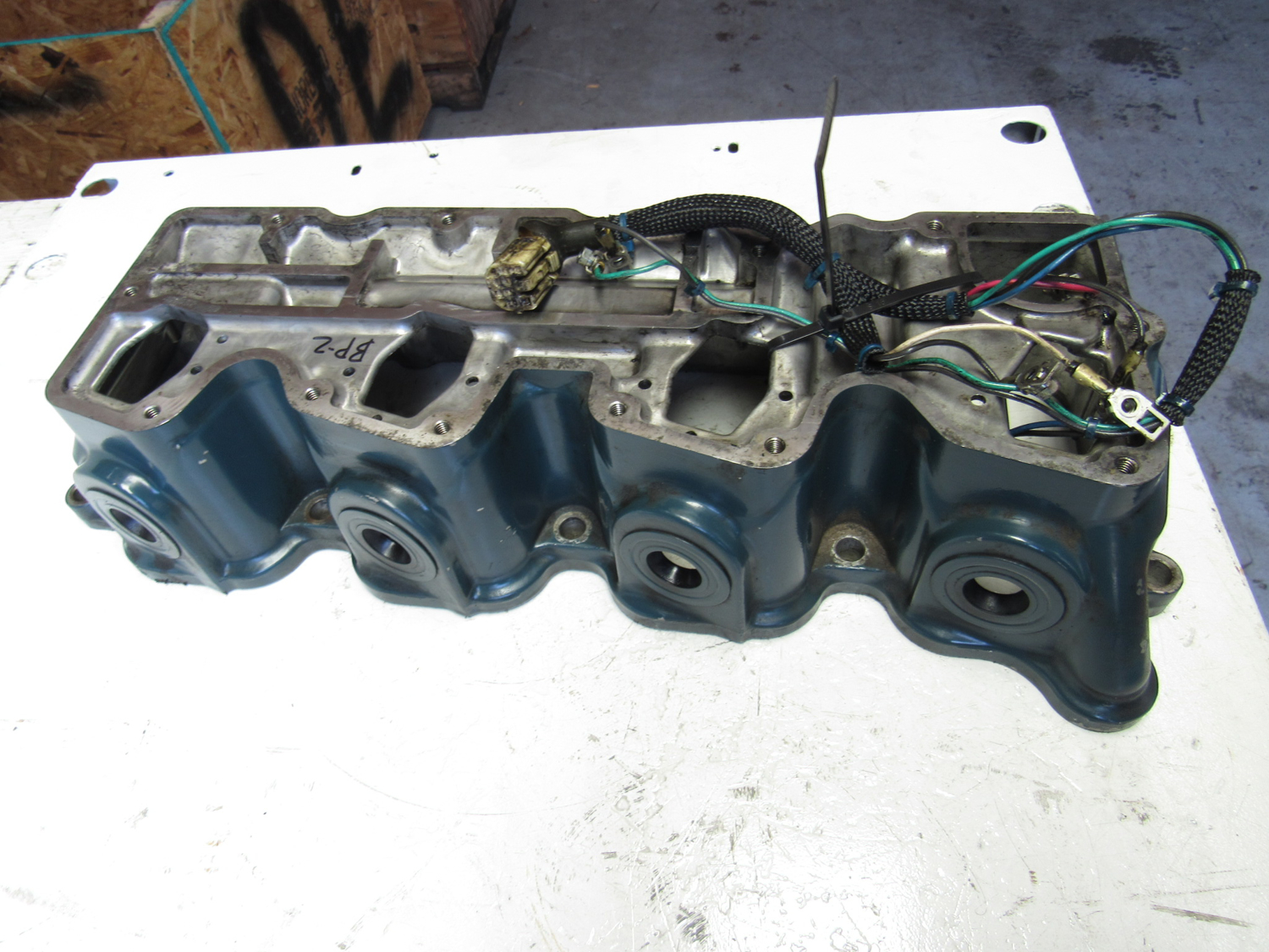Eastern Triangle Enterprises LLC EStore. Kubota 1J50014503 Cylinder Head Valve Cover off V3800