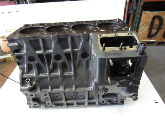 Picture of Kubota Cylinder Block Crankcase V1505-T-EU1 Engine NEEDS WORK Toro 108-4429 115-4115