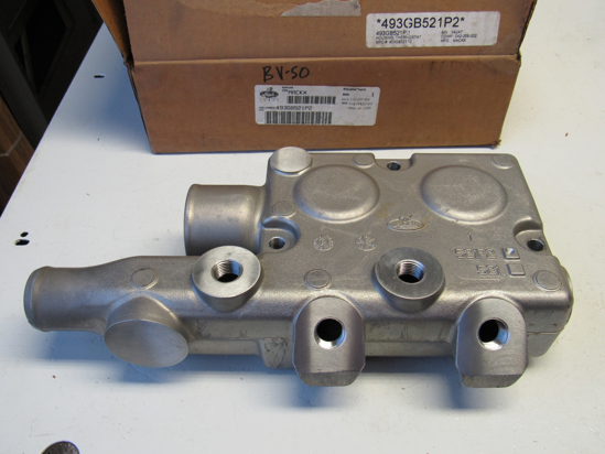 Picture of Unused Old Stock Genuine Mack 493GB521P2 Thermostat Housing