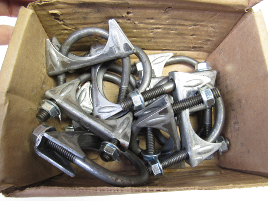 Picture of 10) Unused Old Stock 2" x 3/8 Heavy Duty Muffler Clamps Imperial 71654