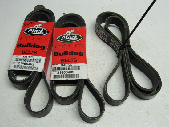 Picture of 3) Unused Old Stock Mack 21460409 Serpentine Belts