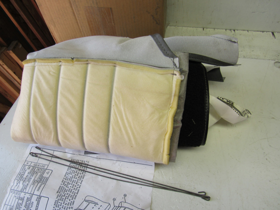 Picture of Unused Old Stock Mack 6235215-G02 800-6235215G02 Seat Cover Gray