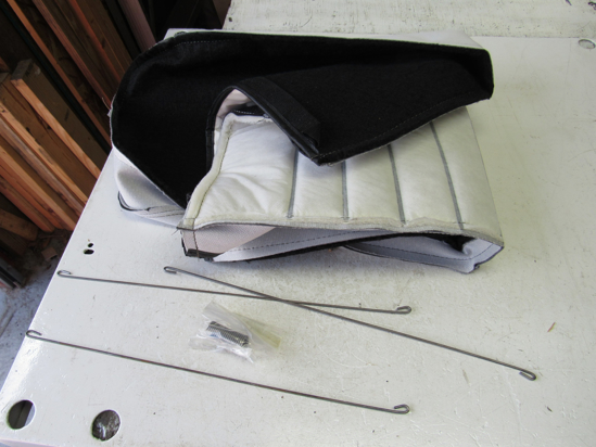 Picture of Unused Old Stock Mack 800-6235225G02 6235225-G02 Seat Cover Gray