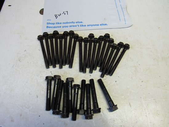 Picture of 28 Cylinder Head Bolts off Yanmar 4TNV88-BDSA2 Diesel Engine