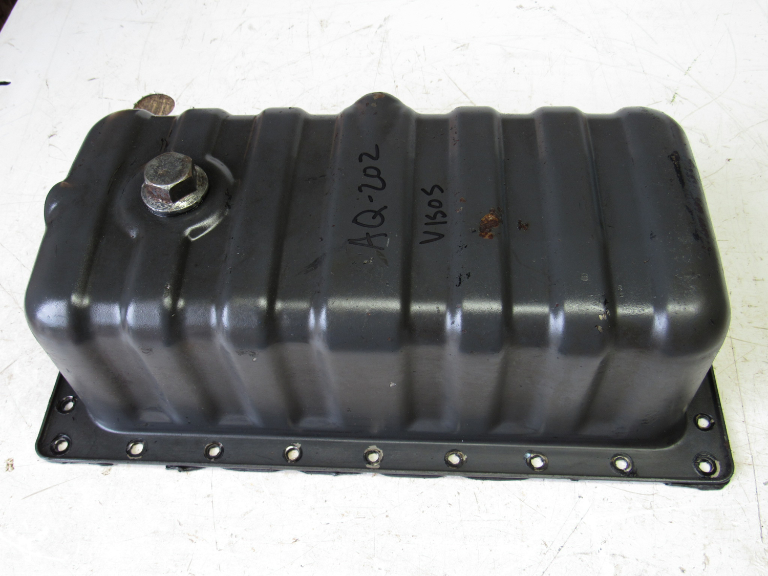 Eastern Triangle Enterprises LLC EStore. Oil Pan off Kubota V1505 Engine