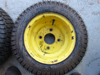 Picture of 2 Galaxy 18x8.50-10 Mighty Mow TS Turf Tires on John Deere 1445 Rims