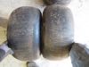 Picture of 2) Carlisle Smooth Tires  20x10.00-10 on John Deere Wheels Rims 2500A 2500B 2500E 2500 Greens Mower