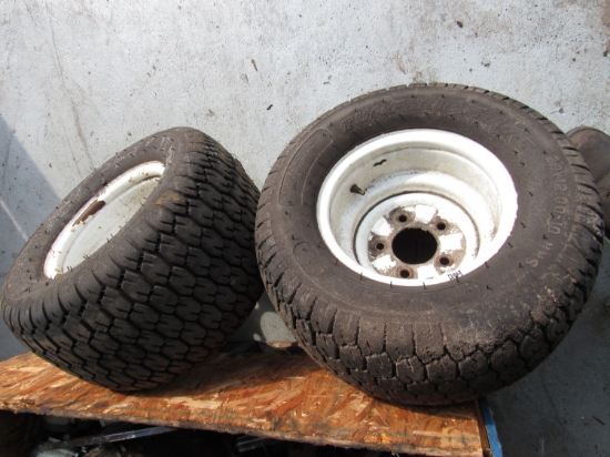 Picture of 2 Carlisle 20x12.00-10 Turf Trac R/S Tires on Toro 4500D Rims Wheels