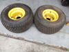 Picture of 2 Carlisle Turf Trac R/S 20x10.00-8 Tires John Deere 3225C 3235C 7500 7700 8500 8700 Rims Wheels