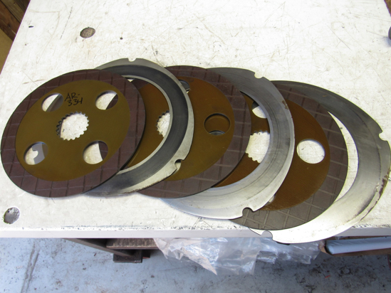 Picture of Kubota TC705-65130 TC750-65180 Brake Plates & Discs 3C081-65130 3C081-65180