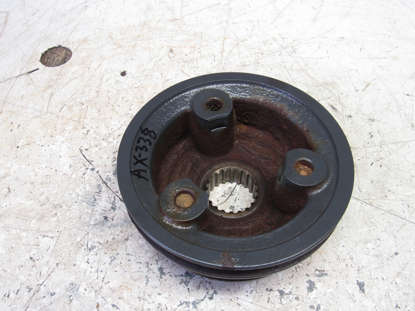 Picture of Kubota 1G772-74280 Crankshaft Fan Drive Pulley off 2011 V3307-T 1G772-74282