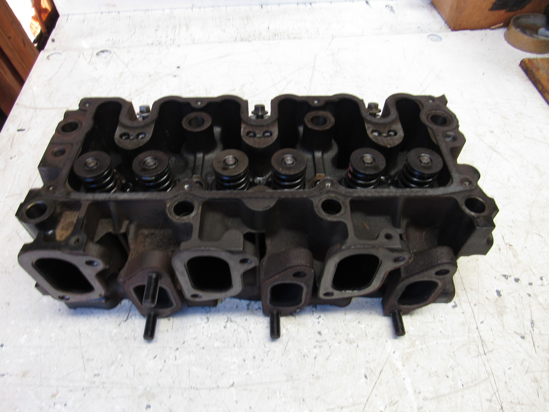 Picture of Cylinder Head w/ Valves off 2004 Deutz F3L2011 Engine in Vermeer RT450 Trencher
