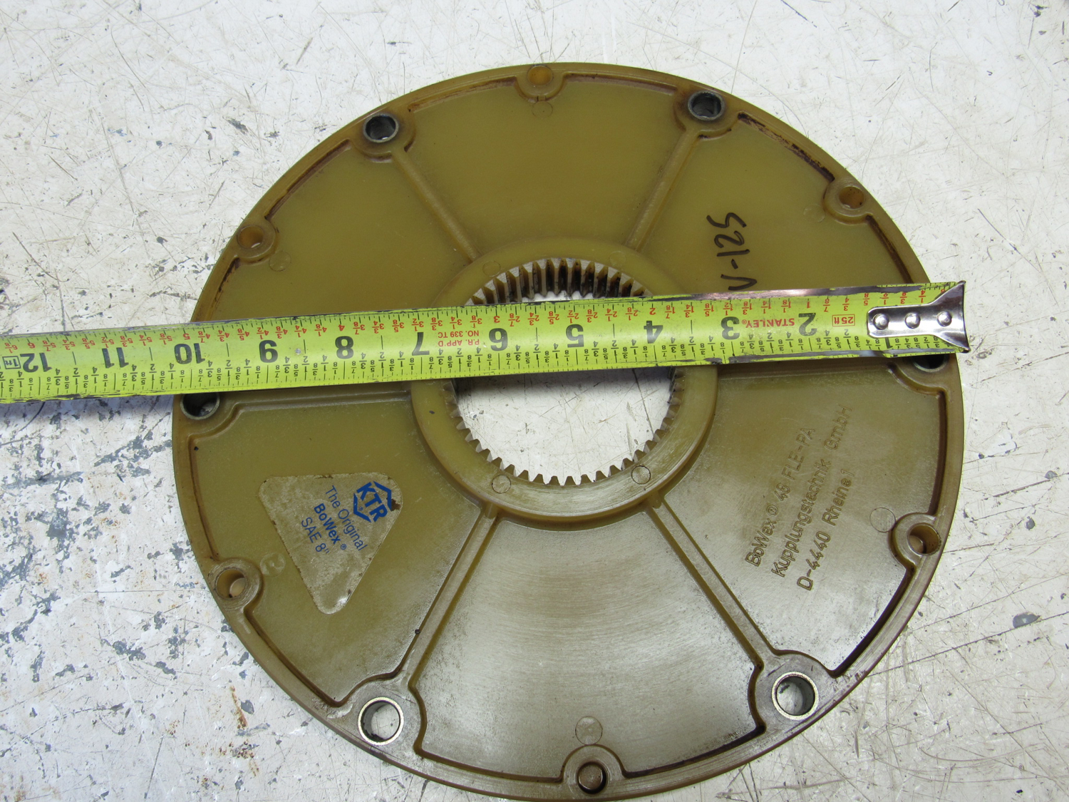 Eastern Triangle Enterprises LLC EStore. KTR Bowex 48 SAE 8" Nylon