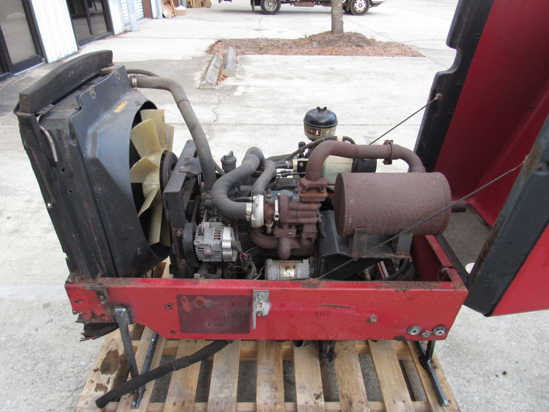 Picture of 2005 Kubota D1105T Turbo Diesel Engine Motor Power Unit 5471Hours 32.8HP w/ Radiator Hood Frame