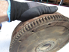 Picture of Deutz 04280584 Flywheel w/ Ring Gear off F3L1011F out of Ditch Witch 3700DD Trencher